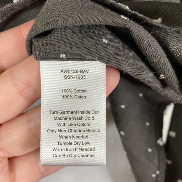 ATM ANTHONY THOMAS MELILLO Clip Dot Boyfriend Shirt XS NWT - Picture 14 of 14